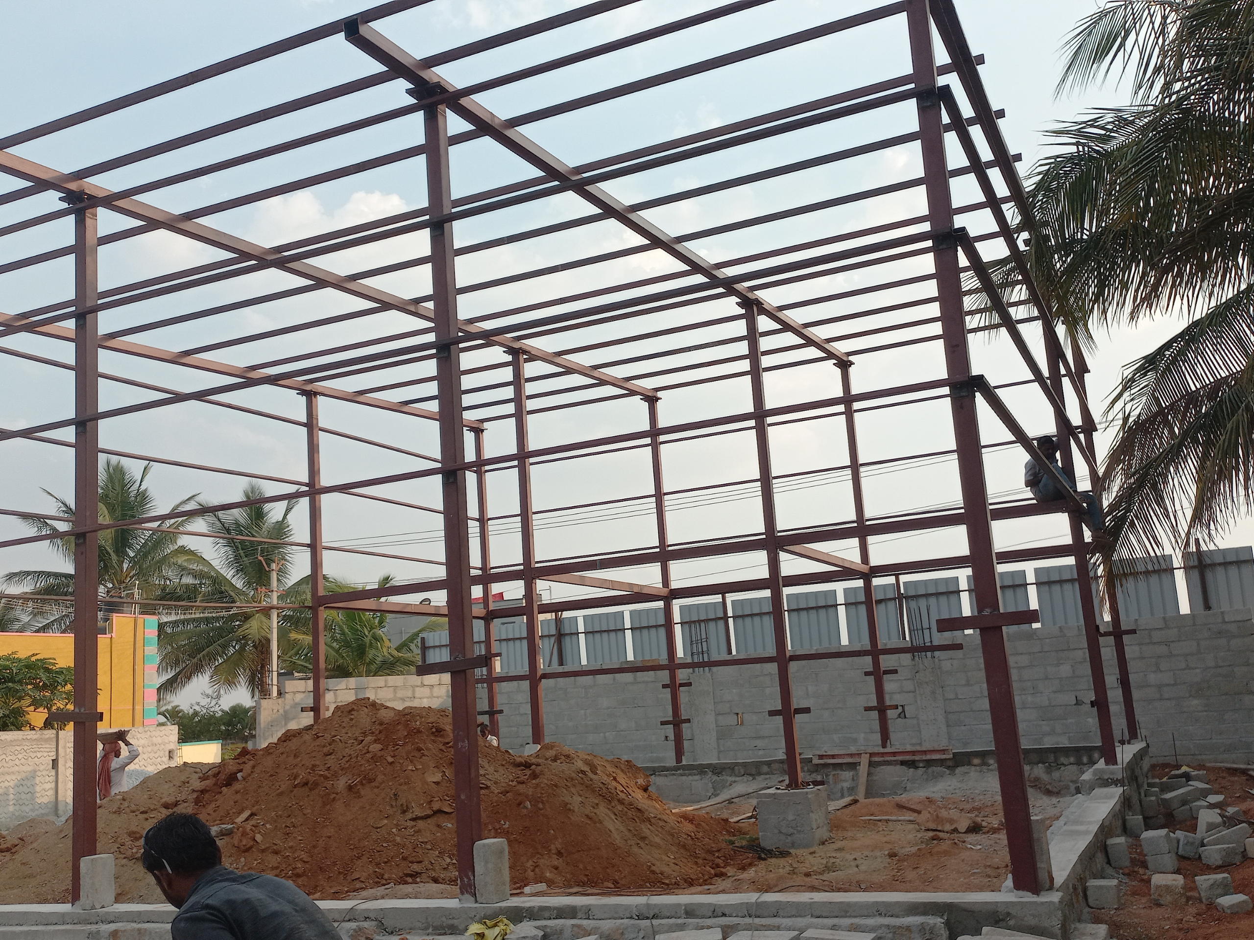 Home Pipes truss work